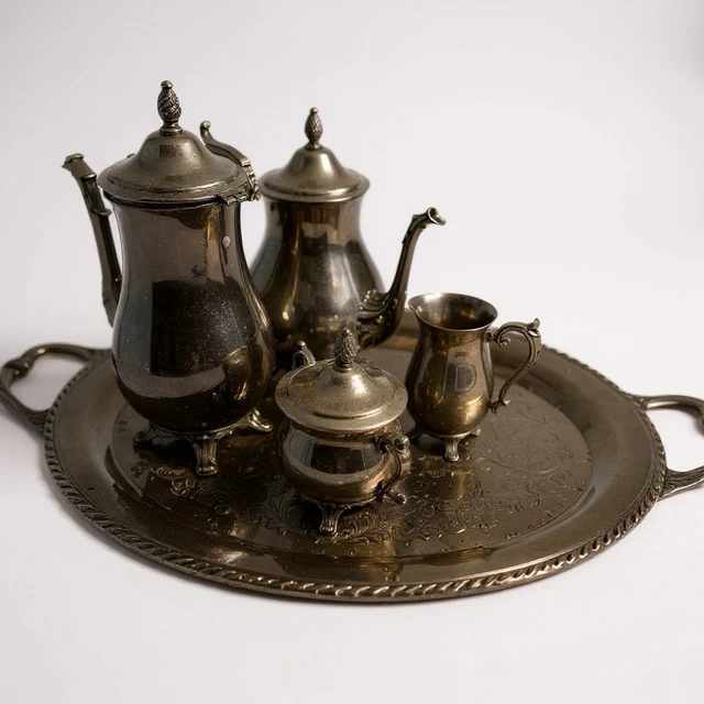 【Rogers Brothers】 HERITAGE ティーセット 3点 Rogers Brothers】 HERITAGE ティーセット 3点