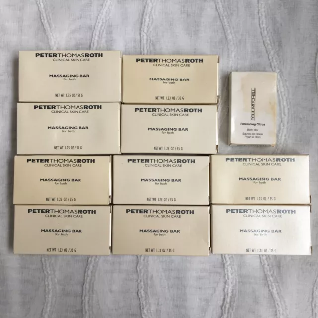 NUEVO Lote de 11 Barra de Masaje Peter Thomas Roth Barra de Cítricos Refrescante