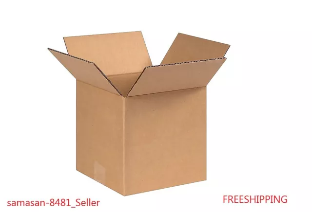 100 6x6x6 Cardboard Paper Boxes Mailing Packing Shipping Box Corrugated Carton