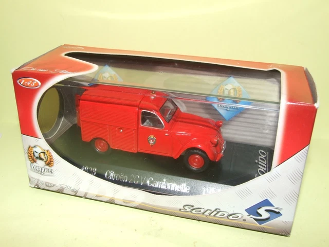 Eligor 1/43 – Citroën 2CV 3CV Camionnette Pompiers – Très Bon état + Boîte