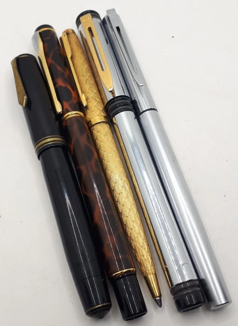 Ensemble Rare Stylo Plume + Porte-mines Parker - Occasion, Marques D'usure (Collection)