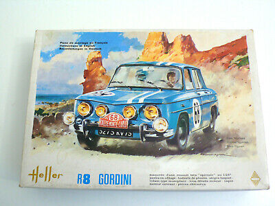 HELLER KIT R8 GORDINI "68è RALLYE MONTE CARLO" BOX PAUL LENGELLÉ 1/24è BON ÉTAT