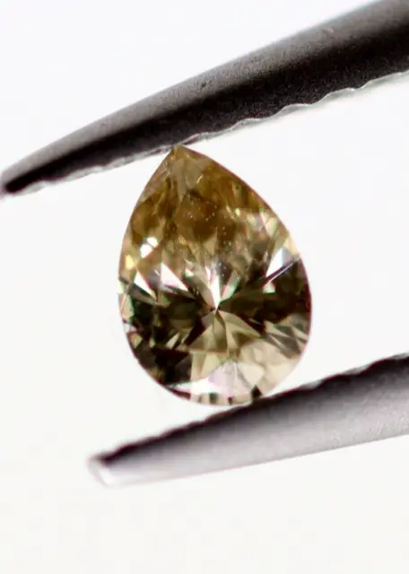 Brown Color Natural Loose Diamond Pear Cut 3 x 2 mm 100%Untreated Stone 0.056 Ct