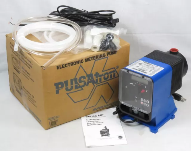 Pulsatron Model LMH7TA-PTC3-XXX Metering Pump Series MP 240 GPD NEW Open Box