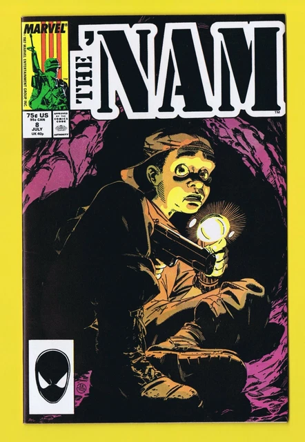 THE 'NAM #8 IN THE UNDERGROUND Michael Golden (MARVEL / VIETNAM WAR 1987) VF-NM