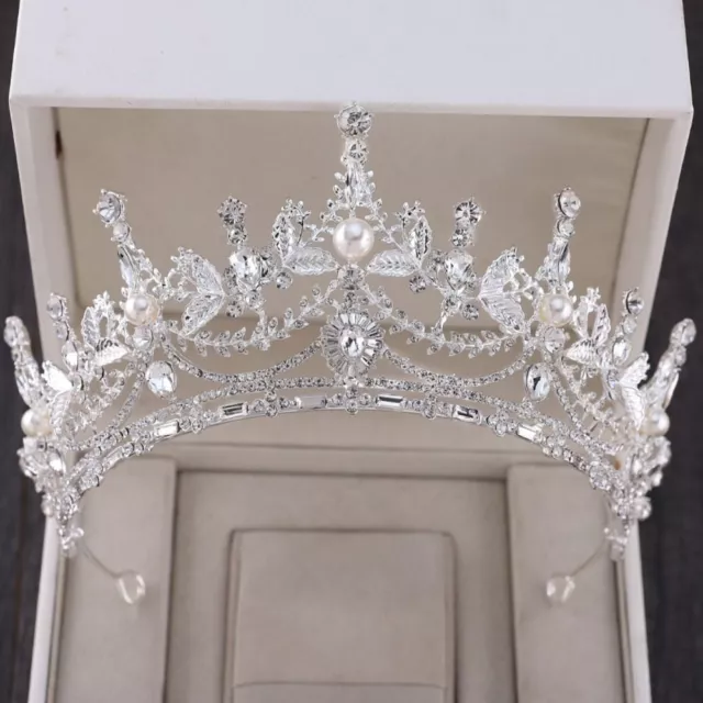 Königin Prinzessin Hochzeit Strass Tiara Braut Krone Haarschmuck Kristall krone