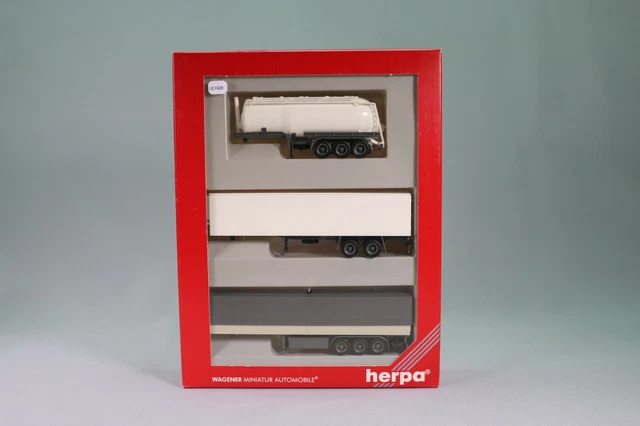 ECHELLE HO CON-COR Herpa Kenworth Tracteur Mobile Van Remorque Camion