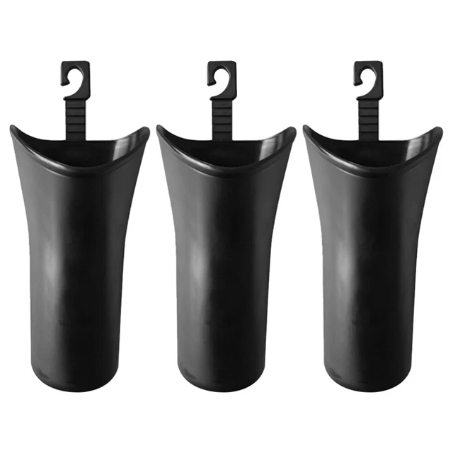 Paraguas cubo de almacenamiento mini paraguas coche basura negro plástico