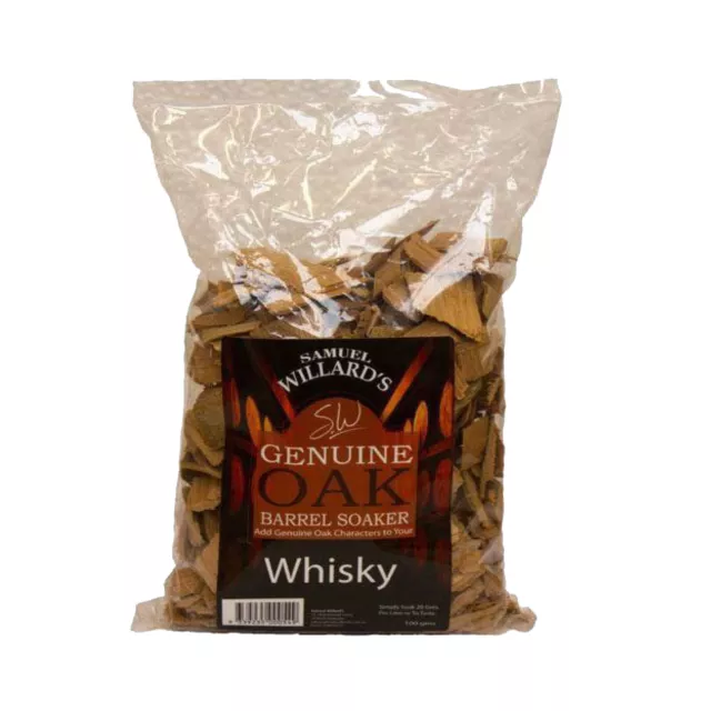 Samuel Willards Oak Barrel Whisky Chip 100g Spirits Essence Home Brew