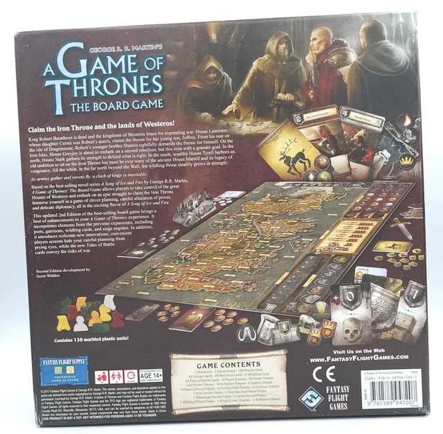 GAME OF THRONES Board Game 2nd Edition Table Top Demo Version Complete ...