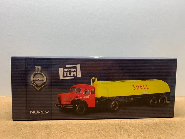 NOREV - Tracteur Berliet TBO 15 - Convoi Exceptionnel Avec Pelle Mécanique Titan - Échelle 1:43