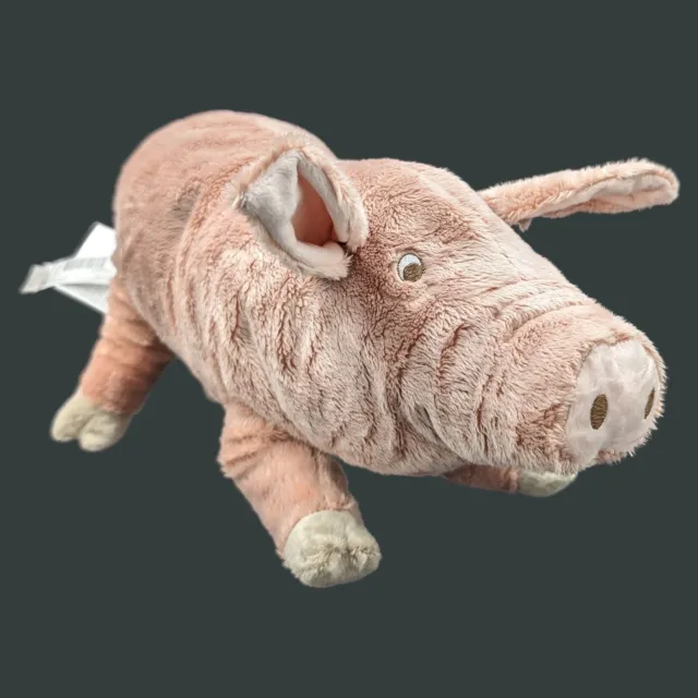IKEA Schwein Kuscheltier Ferkel Stofftier Knorrig rosa Plüschtier weich 39 cm ✅ 3