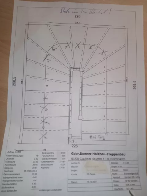 19 Holz Treppenstufen Buche Parkettoptik neu unlackiert Stufen Massivholz Treppe 3