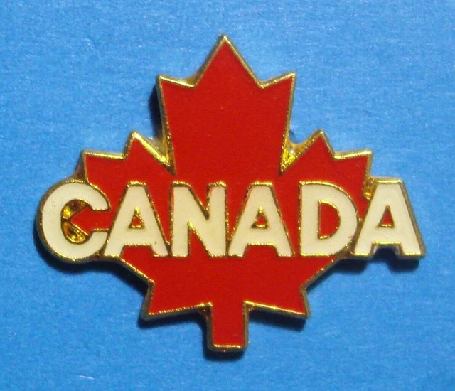 CANADA - RED Maple Leaf - Vintage Lapel Pin - Hat Pin - Pinback $4.99 ...