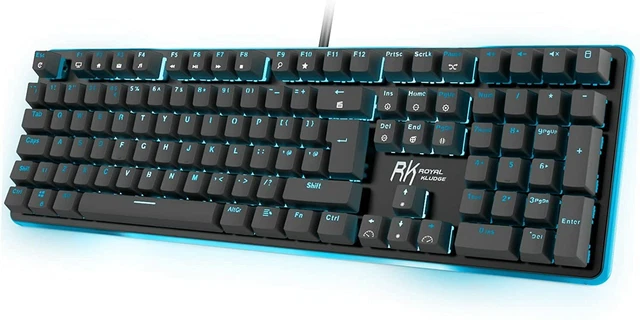 RK ROYAL KLUDGE RK918 100% Wired Mechanical Keyboard Full Size 108 Keys ...
