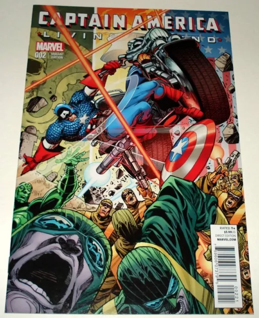 CAPTAIN AMERICA : LIVING LEGEND # 2 Marvel Comic (2013) NM 1:25 SIMONSON VARIANT
