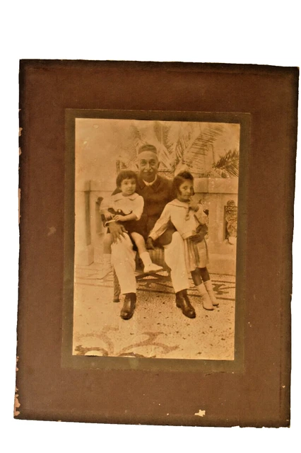 Photo Ancienne Ferrotype (tintype) Originale - 3 Jeunes élégants Dans Une Vieille Automobile - Avant 1900