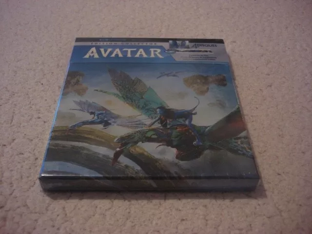 Coffret Collector 4 Blu Ray 2D/4K/Bonus "Avatar 1" édition FR 2 versions longues