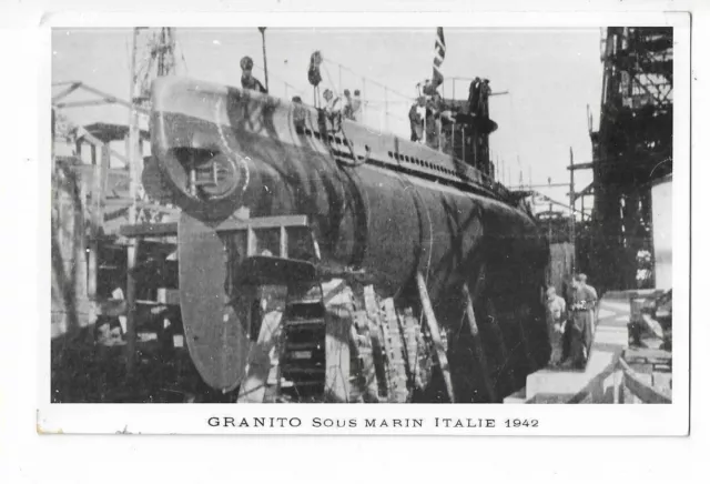 Bateau Marine De Guerre  Sous Marin  Granito  Italie