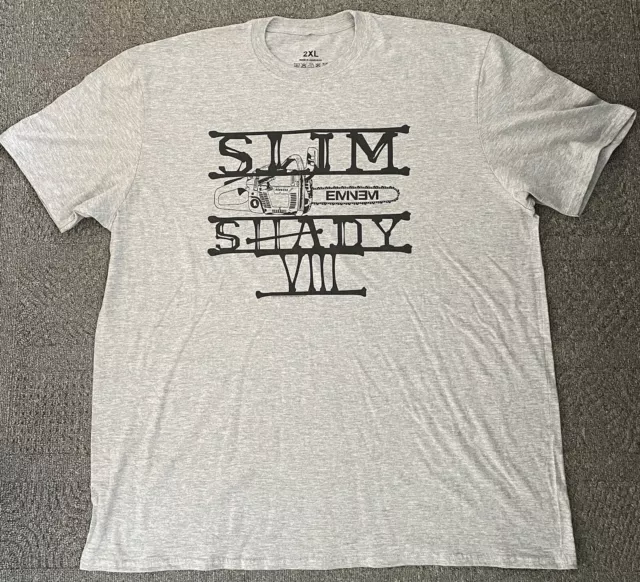 Eminem Slim Shady Grey t shirt XXL Size