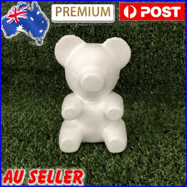 Polystyrene Styrofoam Foam Bear 20CM DIY Rose Bear Bear Mold for Home Decoration