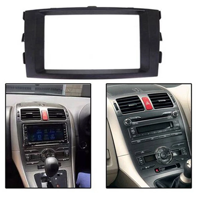 2 din Auto Fasce per Auris 2006-2012 pannello fascia stereo supporto cruscotto Ins3476