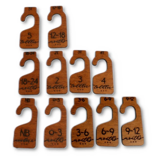 Divisori in legno per armadio per bambini