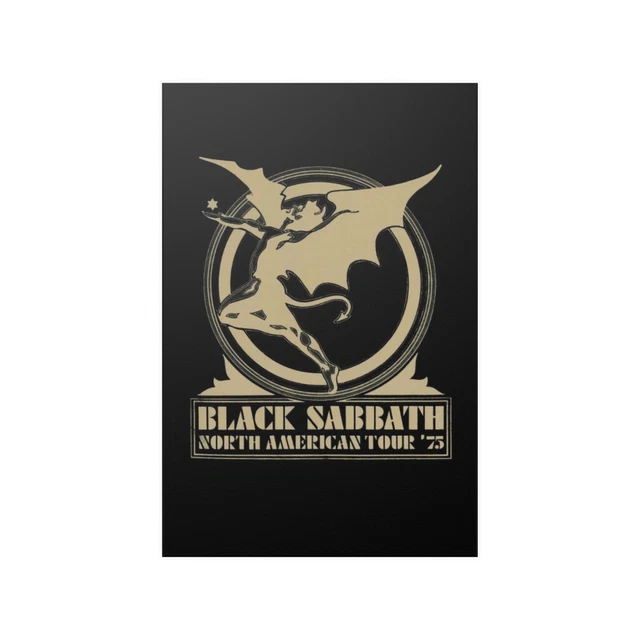 BLACK SABBATH 1975 North American Tour Poster 29.99 PicClick