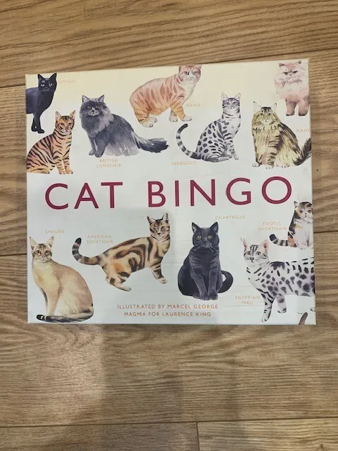 CAT BINGO ~ board game * Complete with all contents - Excellent condition