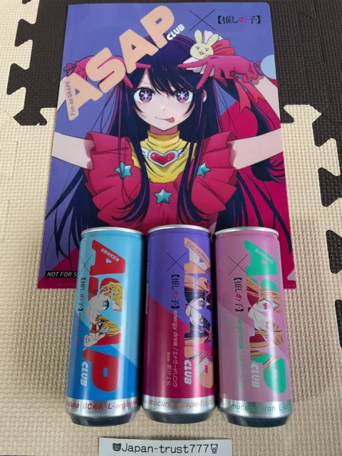 OSHI NO KO IDOL AI Empty can 3 type complete & Clear File case set *RARE*