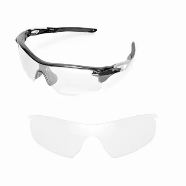 Nuevo Walleva Claro Lentes de Repuesto Para Oakley Radarlock Pitch