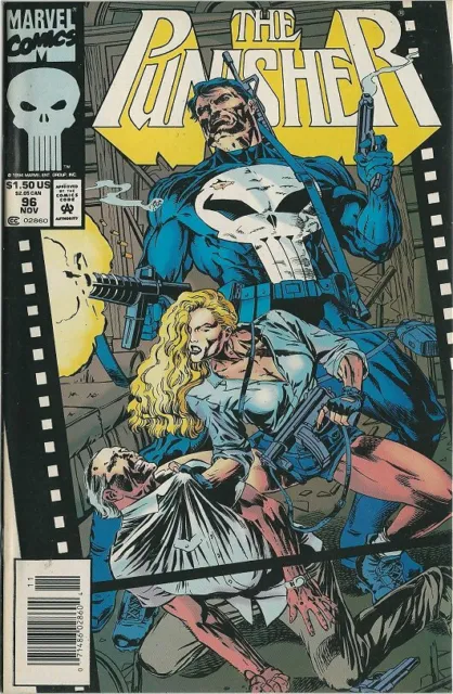 1994 Marvel - Punisher # 96 Newsstand Scarce Low Print Run - High Grade Copy