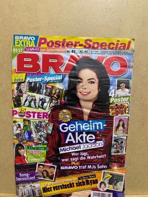 Bravo 41 /2011 ,mit Poster,Michael Jackson, Bravo Zeitschrift,