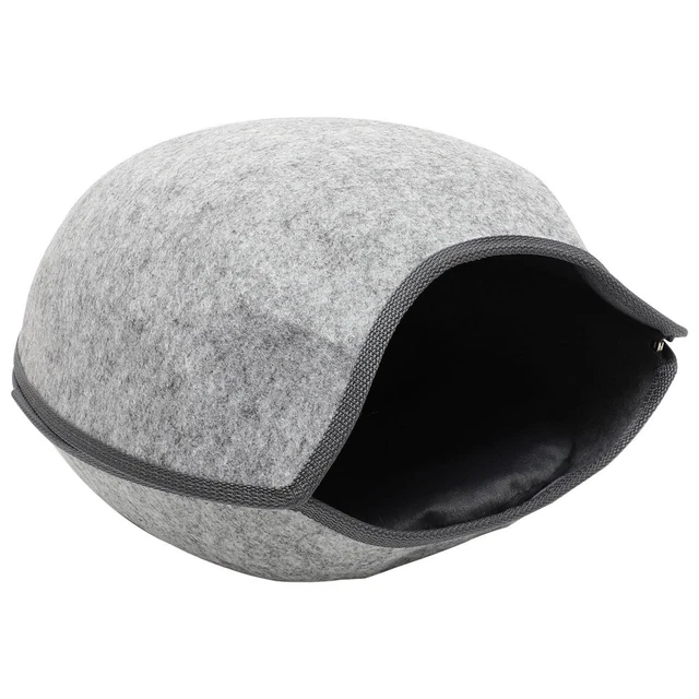 Sacco A Pelo Per Gatti Invernale - Cuccia Morbida A Forma Di Grotta Con Apertura Frontale (Lavabile) - Foto 12