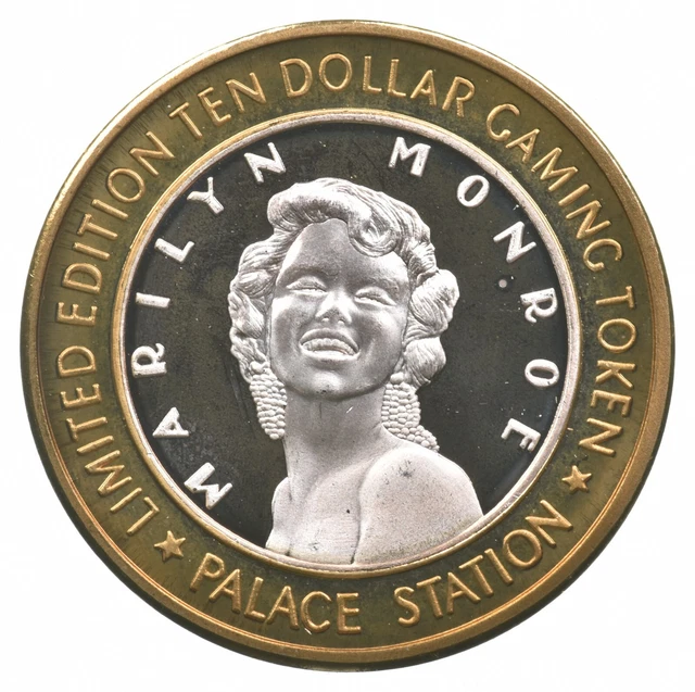 Palace Station $10 Gaming Casino Token .999 SILVER Strike *765