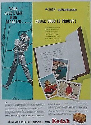 2p Publicité Advertising 117  1987  Kodak film Kodacolor Gold Peter Knapp 