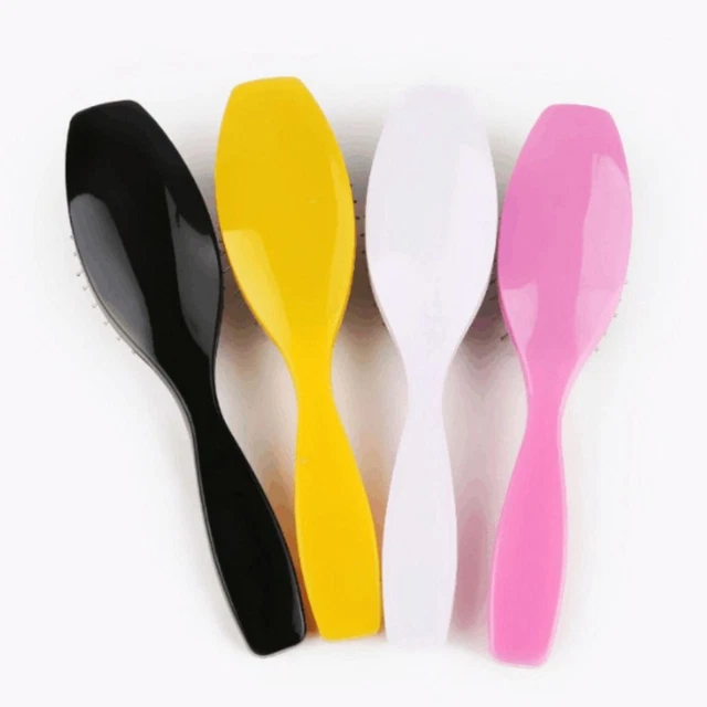 Plastic Anti Static Steel Comb Brush Professional Massage Comb