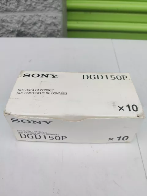 Qty (10) Sony DGD150P 40GB DDS-4 Data Cartridge Tape - Sealed Pkg