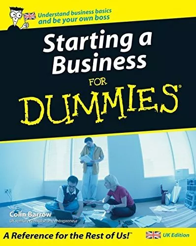 Starting a Business For Dummies by Colin Barrow Paperback Book The Cheap Fast