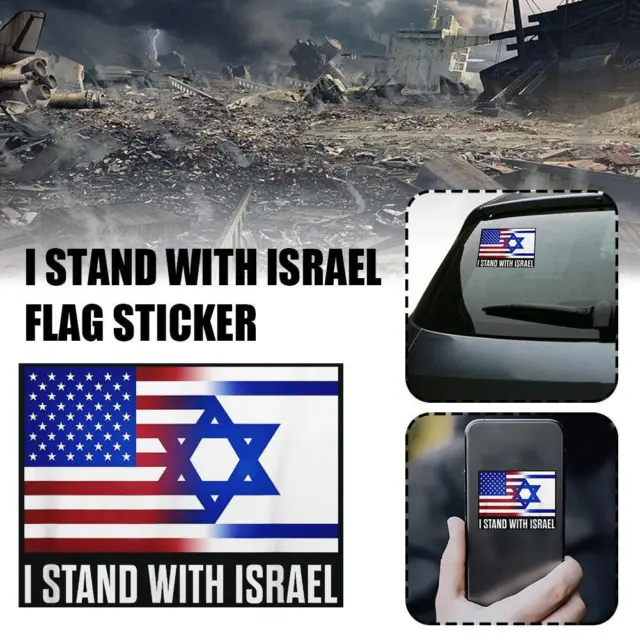 I Stand With Israel, We The People,Flag,MAGA,Pray For Israel BEST Stickers C7B5
