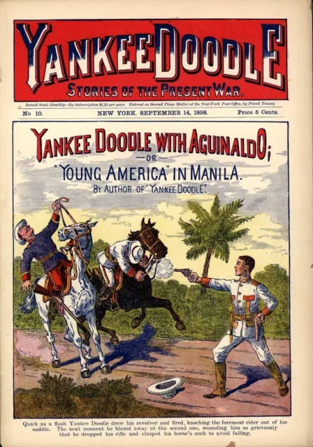 YANKEE DOODLE DIME NOVEL Magazine 14 Choice Issue Collection USB