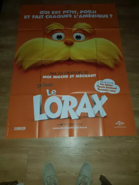 Affiche de cinéma d'époque du film: LE LORAX de 2012 (120x160cm)