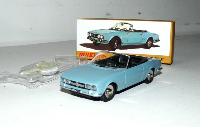 modellino PEUGEOT 504 CABRIOLET DINKY atlas 1/43 model car toys VOITURE COCHE