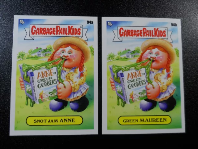 Anne of Green Gables Lucy Maud Montgomery Spoof Garbage Pail Kids Card Set