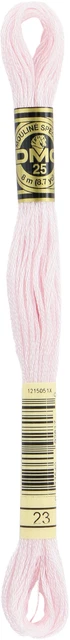 Paquete de 12 DMC 6 hilos bordado algodón 8,7 yardas flor de manzana -117-23