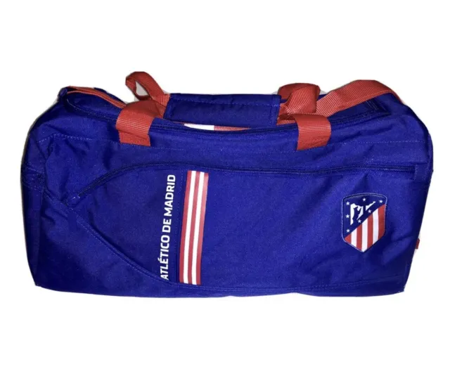 Atletico Madrid Official Blue Sports Bag SAFTA (BNWT NEW) Duffle Travel Gym 50cm