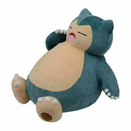 Peluche Relaxo Snorlax 19 Cm - Figurine Douce Pokémon, Parfaite Pour Les Fans Et Les Collectionneurs