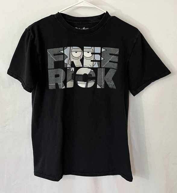 Rick And Morty Official Adult Swim Cartoon Network Free Rick Mens Size Medium