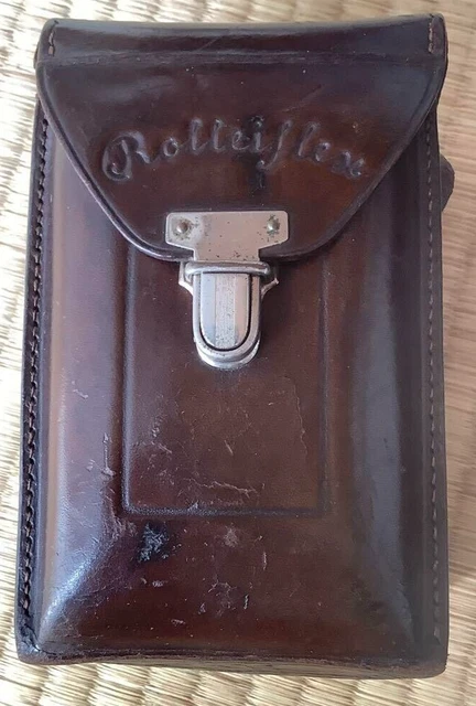 Funda de cuero con filtro de capucha Rolleiflex para cámara para Rolleiflex