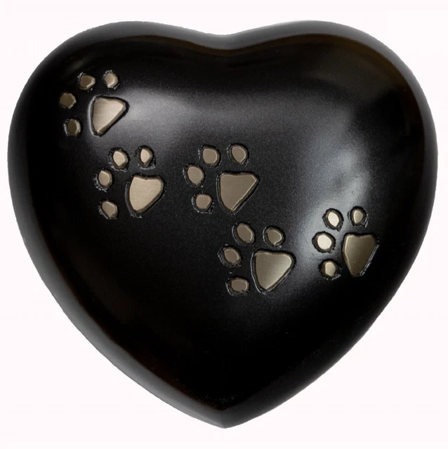 "Royal Rapture Heart Keepsake Ashes Animale Cane Gatto Funerale Memoriale Cremazione 5"